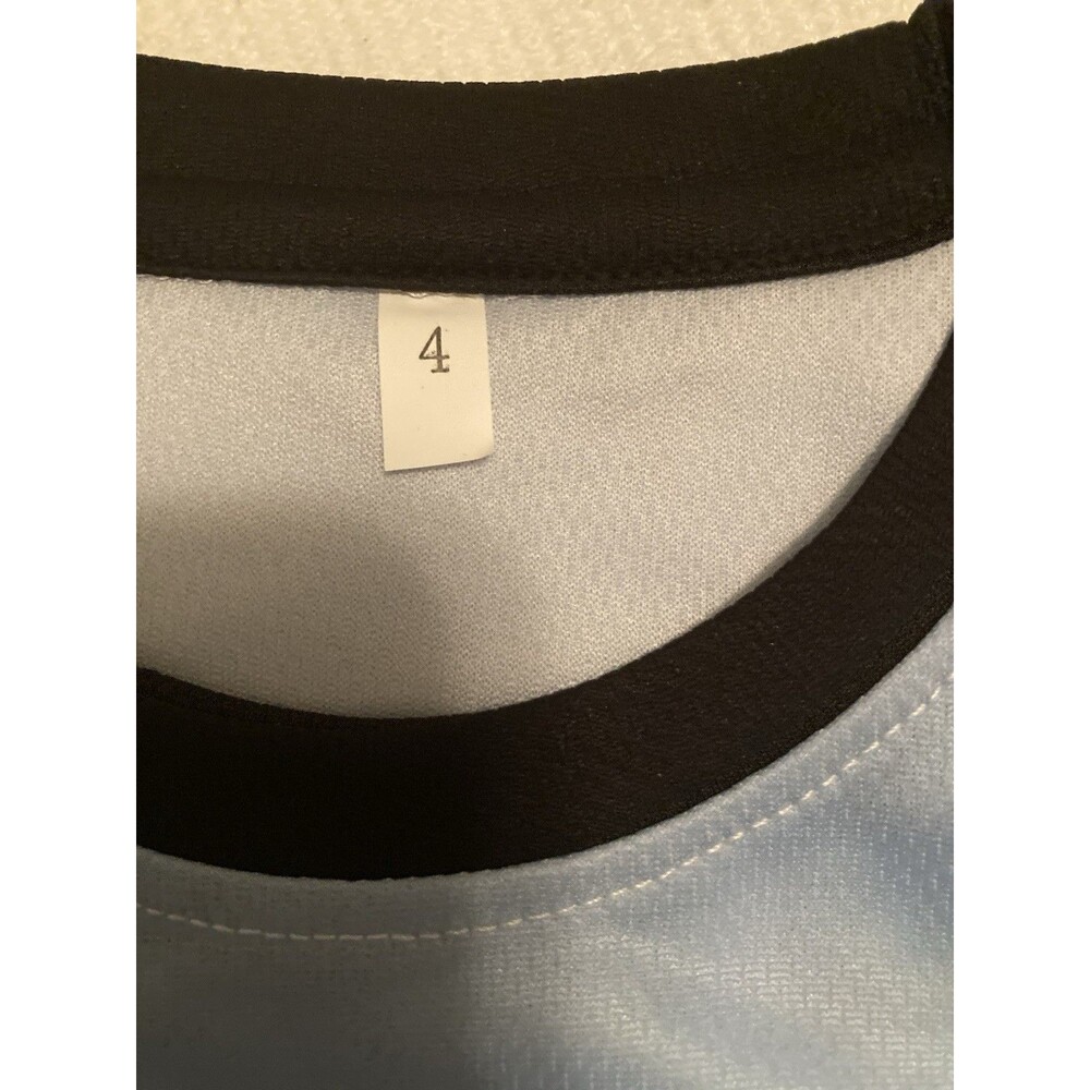 Argentina Kids shorts and top soccer #10 size 4 NEW - Picture 5 of 8